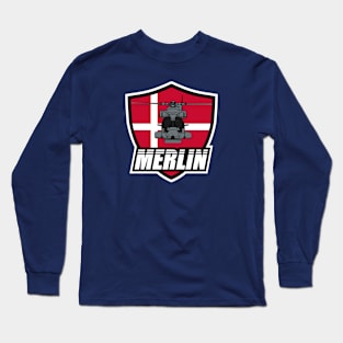 Danish Merlin Helicopter Patch Long Sleeve T-Shirt